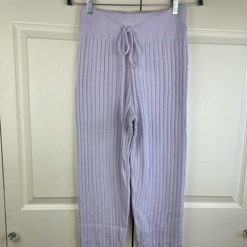Free People  Around The Clock Jogger Pants Lavendar  S NWT - Picture 5 of 10
